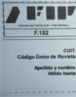 Credencial del monotributo
